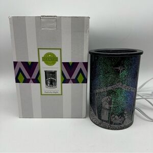 Scentsy Nativity Night‎ electric candle wax warmer Christmas